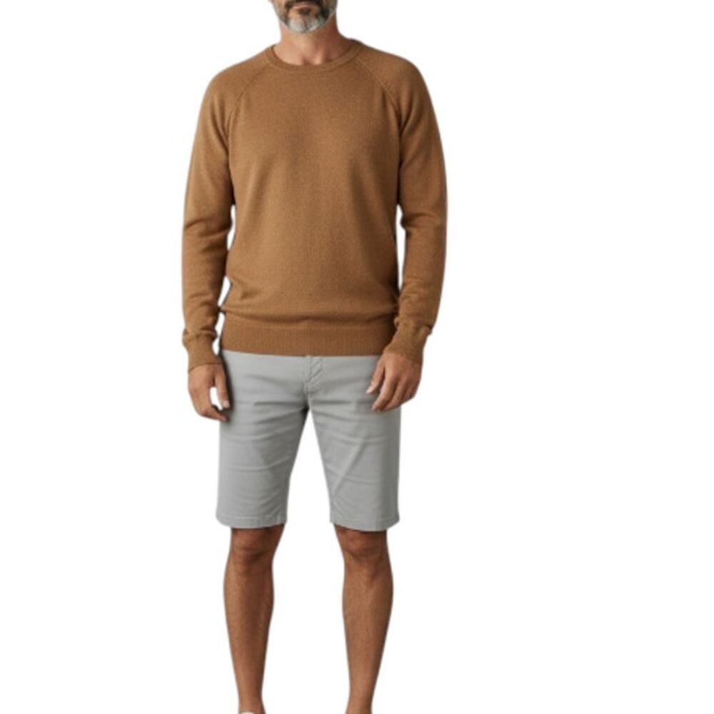 J. CREW Cotton Sweater Men Sz S Raglan Timeless Cottage Everyday Academia Y2K